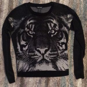 Black tiger sweater